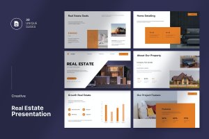 房地产谷歌幻灯片演示模板 Real Estate Presentation Template