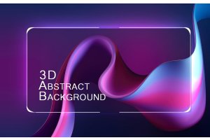 3D 抽象图形高清背景素材 3D Abstract Background