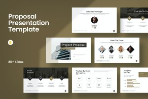 项目提案 Google 幻灯片演示模板 Project Proposal Google Slides Presentation