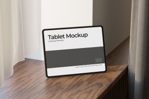 全面屏平板电脑样机 Tablet Mockup