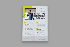 创意商业机构传单 Creative Business Agency Flyer
