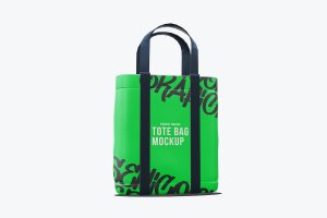 绿色环保手提袋样机 Tote Bag Mockup