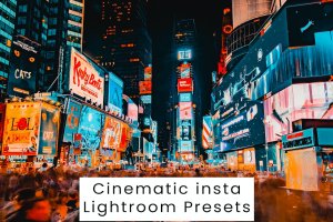 电影级照片后期处理 Lightroom 预设 Cinematic Insta Lightroom Presets