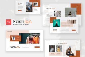 时尚潮流Powerpoint模板下载 Fashien — Fashion Powerpoint Template