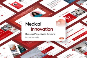 医疗创新PPT演示文稿 Medical Innovation – PowerPoint Template