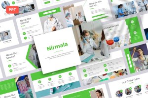 医疗行业企业介绍 PowerPoint 模板 Nirmala – Medical PowerPoint Template