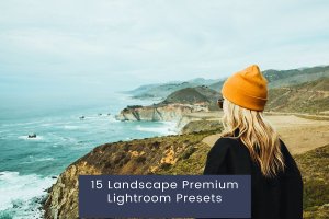 15 个超级风景拍摄后期调色高级 Lightroom 预设 15 Landscape Premium Lightroom Presets