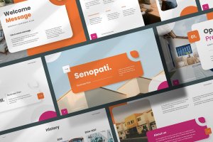 商业美学PowerPoint演示文稿模板 Senopati – Powerpoint Template