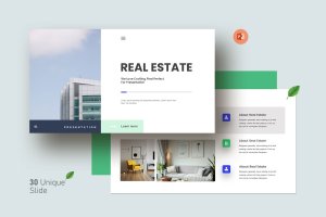 购房攻略与建议PPT模板 Home – Real Estate PowerPoint Presentation