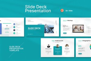商业探索PPT幻灯片设计模板 Slide Deck Presentation Template
