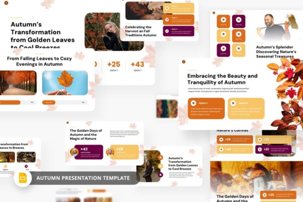 秋季 – 秋季 Google 幻灯片模板