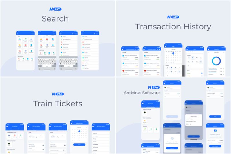 NPAY系列电子钱包APP界面设计专辑